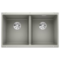 BLANCO Мойка под столешницу для кухни SUBLINE 350/350-U без крыла жемчужный (523577)